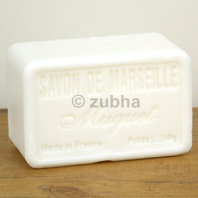 Lily of the Valley (Muguet) 250g Savon de Marseille French Soap with Shea Butter