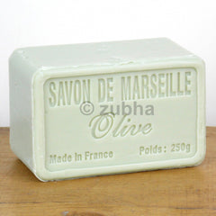 Olive 250g Savon de Marseille French Soap with Shea Butter