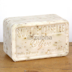 Olive Leaves 250g Savon de Marseille French Soap with Shea Butter