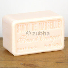 Orange Blossom 250g Savon de Marseille French Soap with Shea Butter