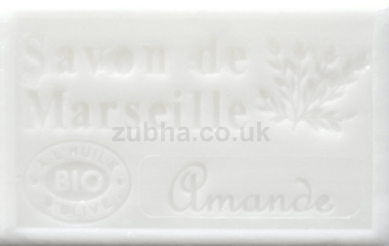 125g Savon de Marseille - ALMOND (Amande) Fragranced French Soap, Vegetable Soap