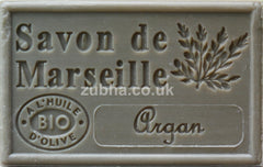 125g Savon de Marseille - Argan Oil (Huile d'Argan) Fragranced French Soap, Vegetable Soap