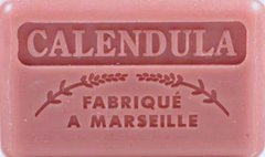 125g Savon de Marseille enriched with organic shea butter - Calendula Fragranced French Soap