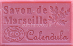 125g Savon de Marseille - CALENDULA Fragranced French Soap, Vegetable Soap