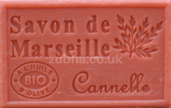 125g Savon de Marseille - CINNAMON (Cannelle) Fragranced French Soap, Vegetable Soap