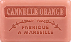 125g Savon de Marseille - Cinnamon Orange Fragranced French Soap with Shea Butter