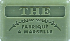 125g Savon de Marseille enriched with organic shea butter - Green Tea (The Vert) Fragranced French Soap 