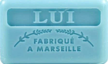 125g Savon de Marseille enriched with organic shea butter - Him (Lui) Fragranced French Soap 