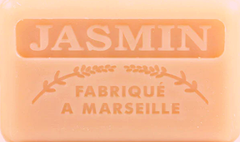 125g Savon de Marseille enriched with organic shea butter - JASMINE (Jasmin) Fragranced French Soap 