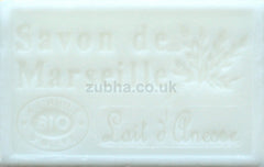 125g Savon de Marseille - DONKEY MILK (Lait d'Anesse) Fragranced French Soap, Vegetable Soap