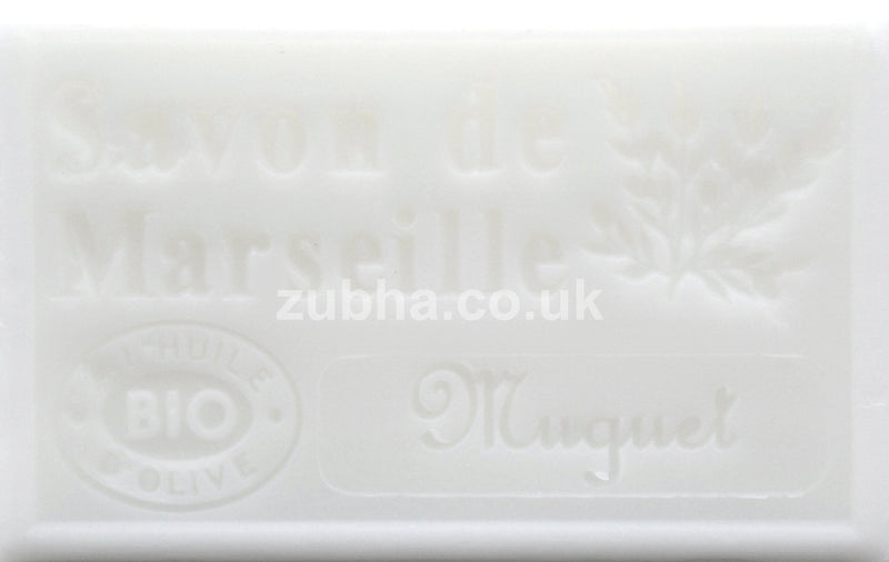 125g Savon de Marseille - LILY OF THE VALLEY (Muguet) Fragranced French Soap, Vegetable Soap