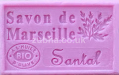 125g Savon de Marseille - SANDALWOOD (Santal) Fragranced French Soap, Vegetable Soap