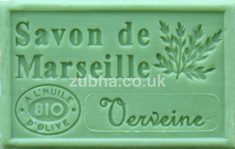 125g Savon de Marseille - VERBENA (Verveine) Fragranced French Soap, Vegetable Soap