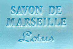 60g Savon de Marseille - Lotus Flower Fleur de Lotus Fragranced French Soap, Vegetable Soap